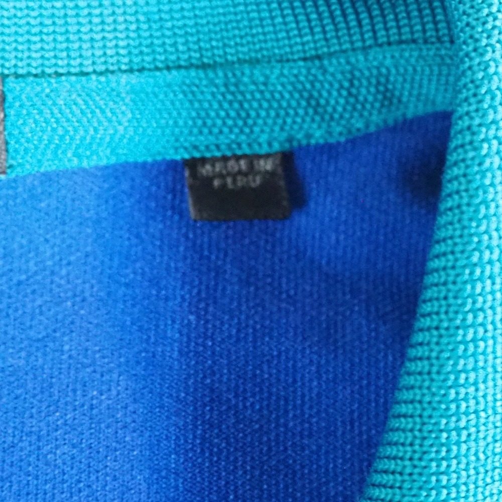Greyson Clothiers Polo Golf Shirt Mens Medium Striped Logo Athletic Colorblock - Picture 3 of 9